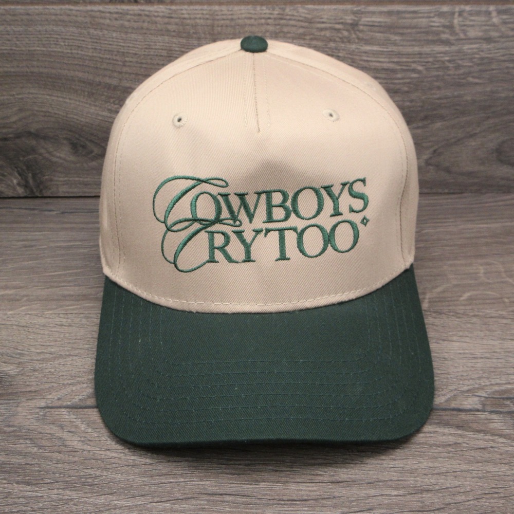 Otto Hat Cap Mens Snap Back Beige Green Cowboys Cry Too Western Rodeo Streetwear